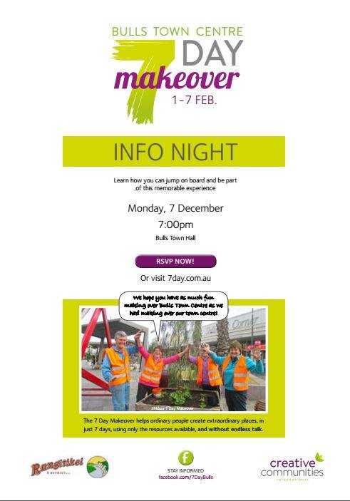 7 makeover day Bulls Rangitikei  Marton for  District and 7 Makeover Day