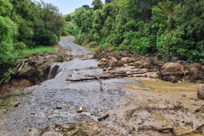 Tararua District images after Cyclone Gabrielle