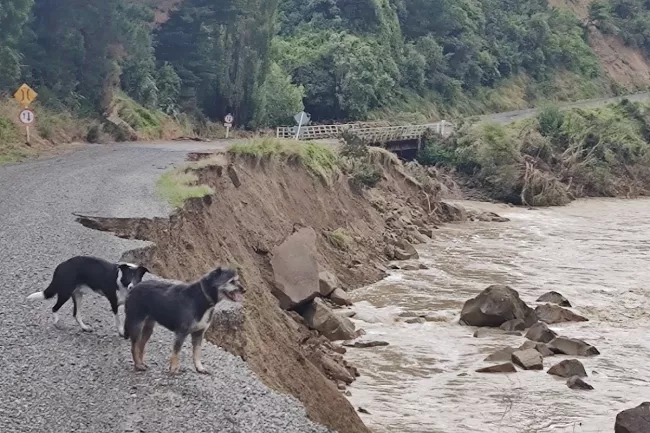 Tararua District images after Cyclone Gabrielle