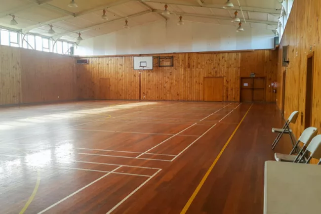 Inside Marton Memorial Hall