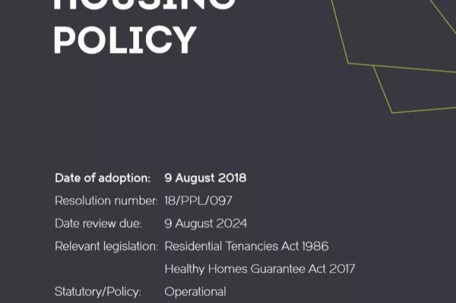 Community Housing Policy 2018