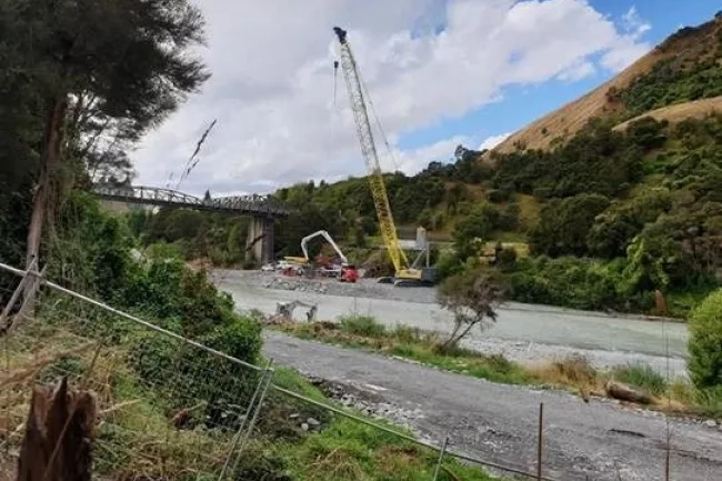 Mangaweka Bridge Progress Update 4 March 2021