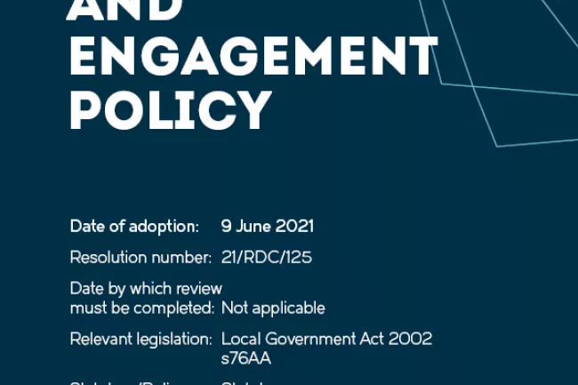 RDC Significance and Engagement Policy 2020