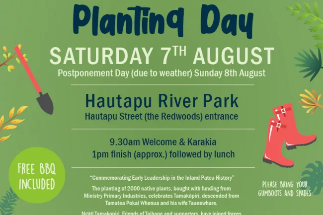 The Hautapu River Park Collective Commemorative Planting Day
