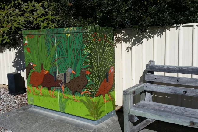 Previous winning artist Cabinet Art - Motueka