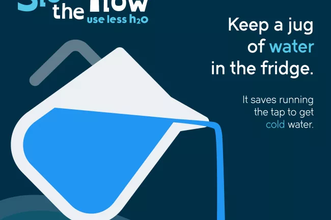 Conserve Water - Fill up a jug
