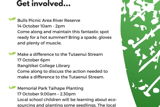 Rangitikei Conservation Week Get Involved