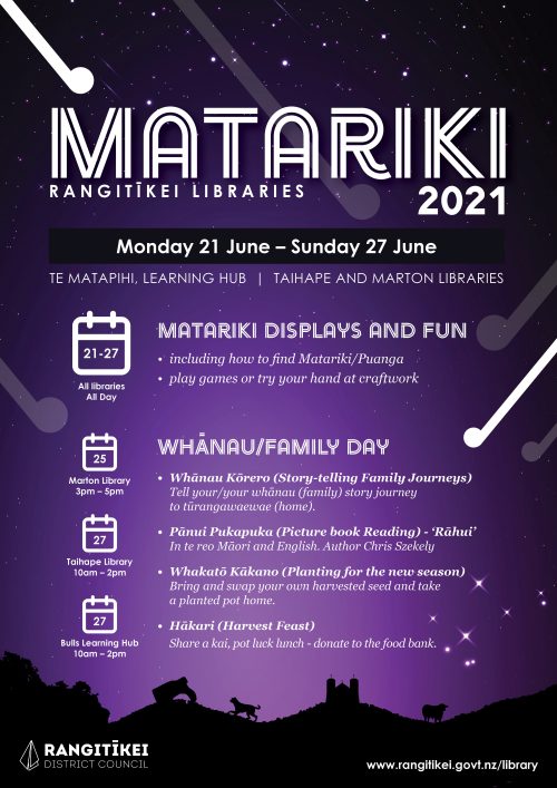 Libraries and Info Services Matariki 2021