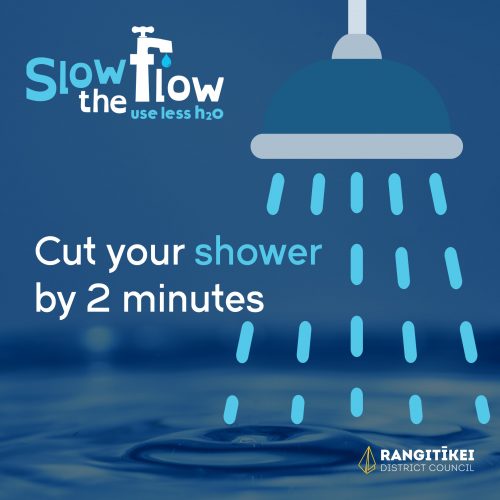 Conserve water - take shorter showers