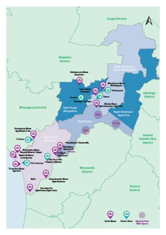 Rangitīkei District - Marae Locations