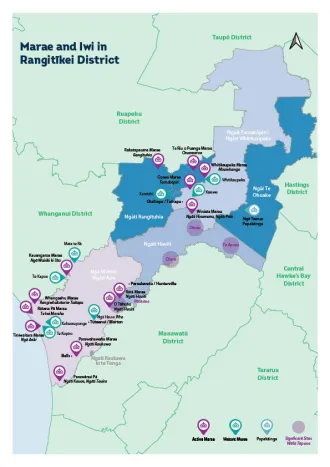 Rangitīkei District - Marae Locations