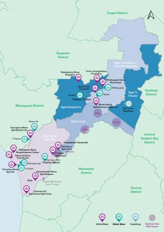 Rangitīkei District - Marae Locations