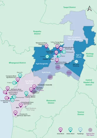 Rangitīkei District - Marae Locations
