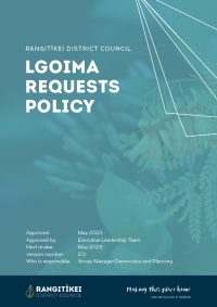 LGOIMA Request Policy