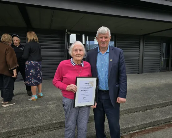 Jo Rangooni and Mayor Andy 2