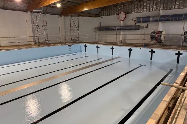 Marton Swim Centre repainting