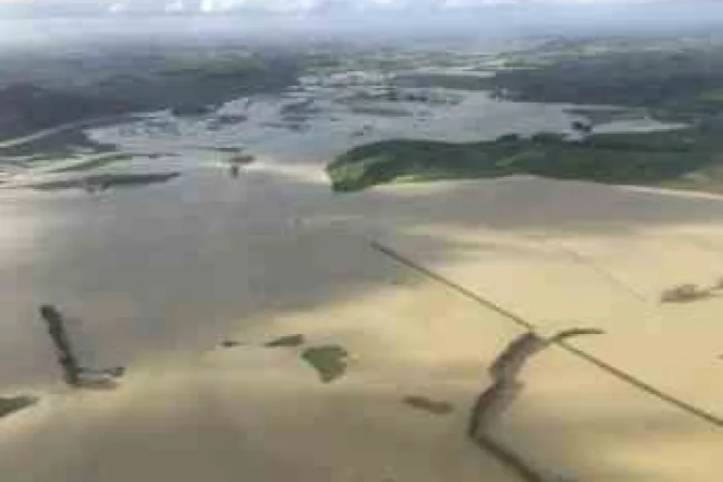 Whangaehu Village Flood Picture