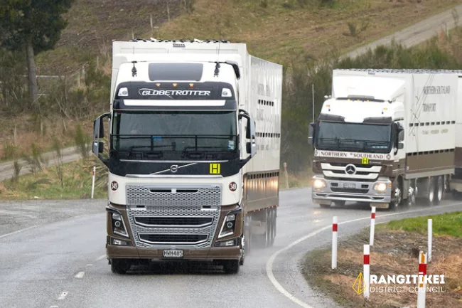 Trucks on Road News Image