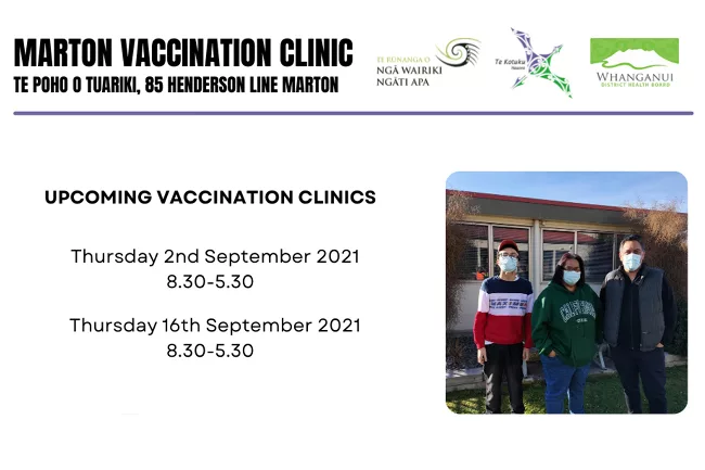 Covid 19 Delta Marton Vaccination Clinic News Image