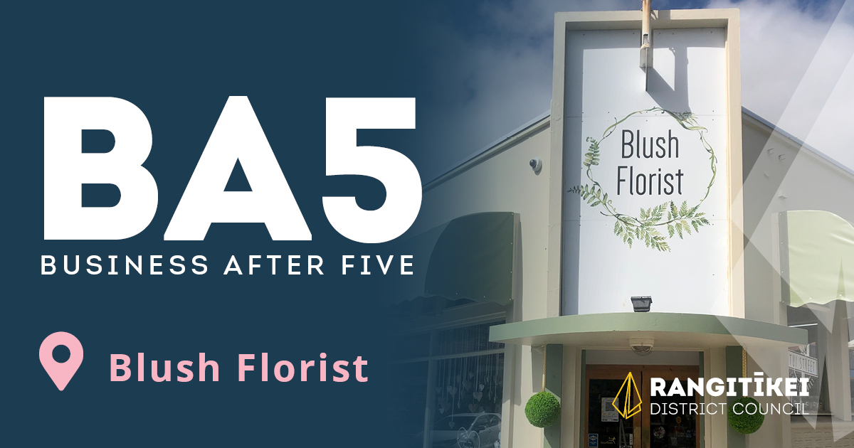 News Sep 2022 Taihape Business after Five Blush Florist