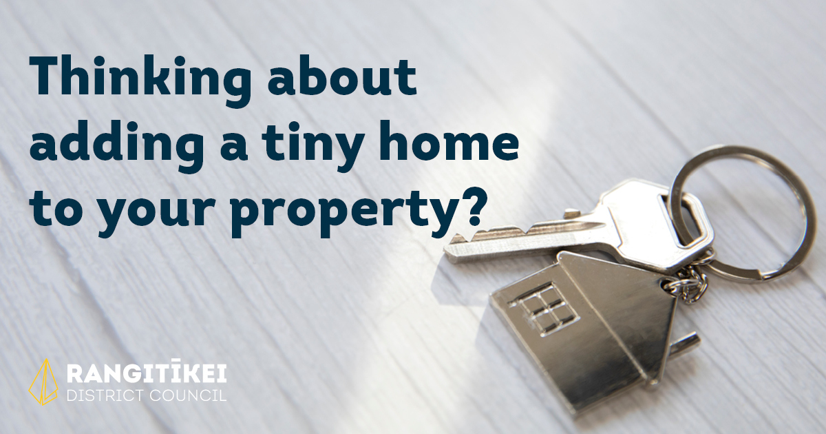 News Oct 2022 Investing in tiny homes Rangitikei District Council