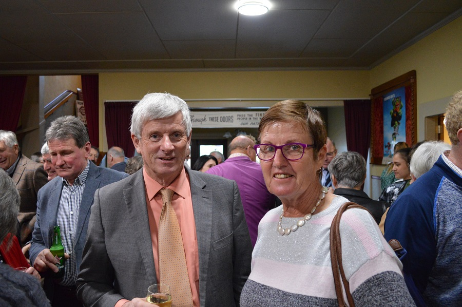 Mayor Andy Watson and retiring Councillor Sheridan